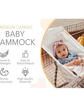 Premium Canvas Baby Hammock Bib in Soft Pink